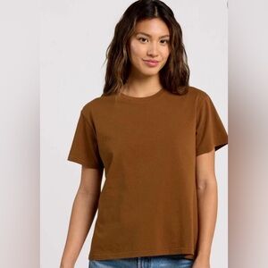 Nuuds Vintage Cotton Everyday T-Shirt | Chocolate NWOT size medium